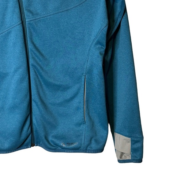 Mammut‎ Teal Blue Borah Fleece Asymmetrical Jacket Women’s Small 1010-19190 - Picture 4 of 12